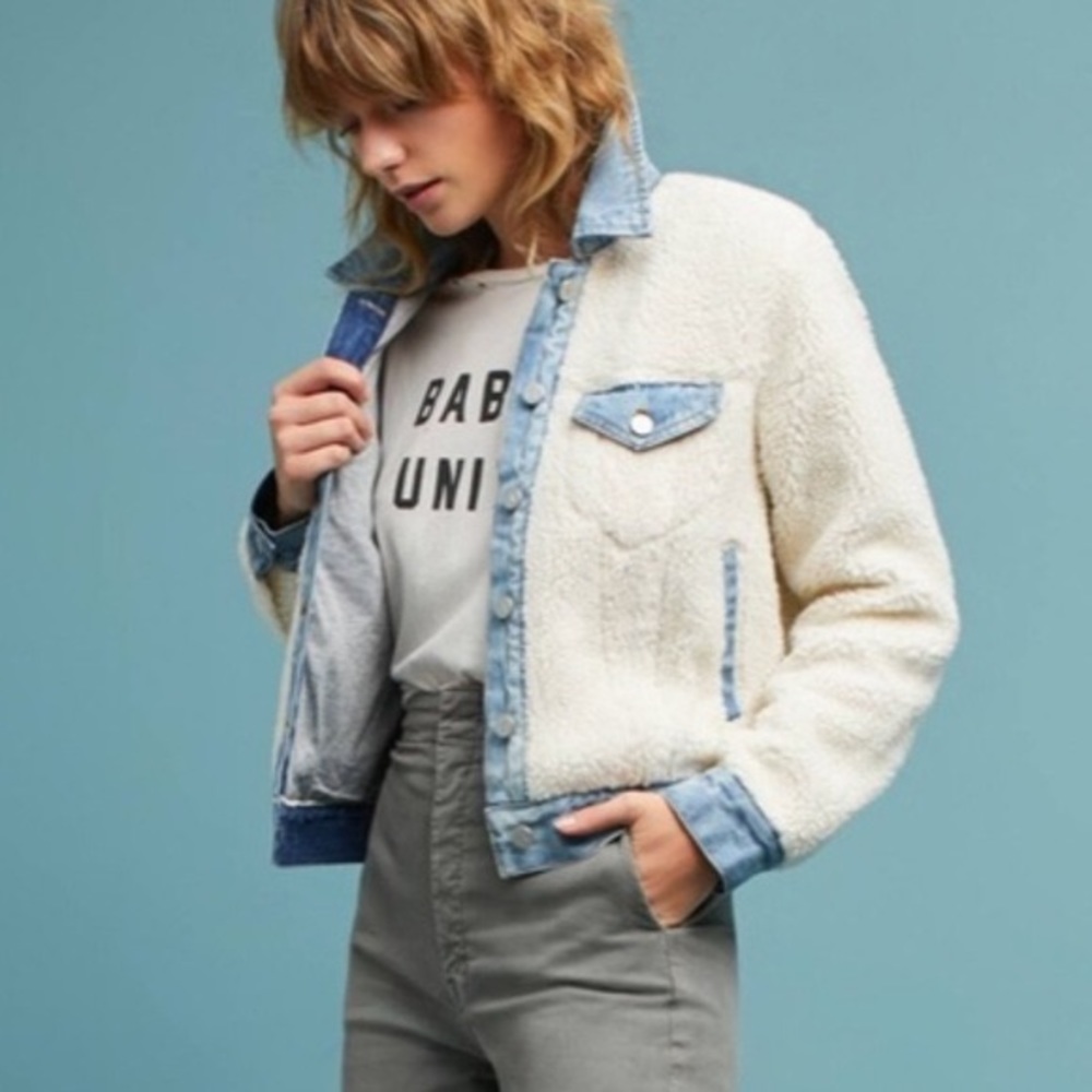 New SHERPA DENIM JACKET